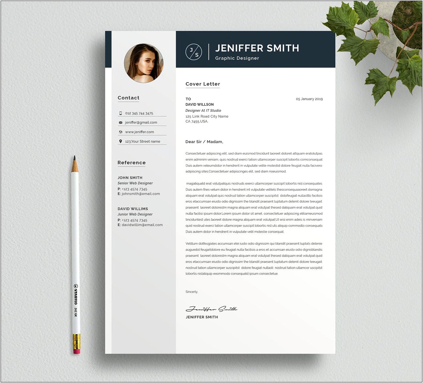 Cv Cover Page Templates Free Download