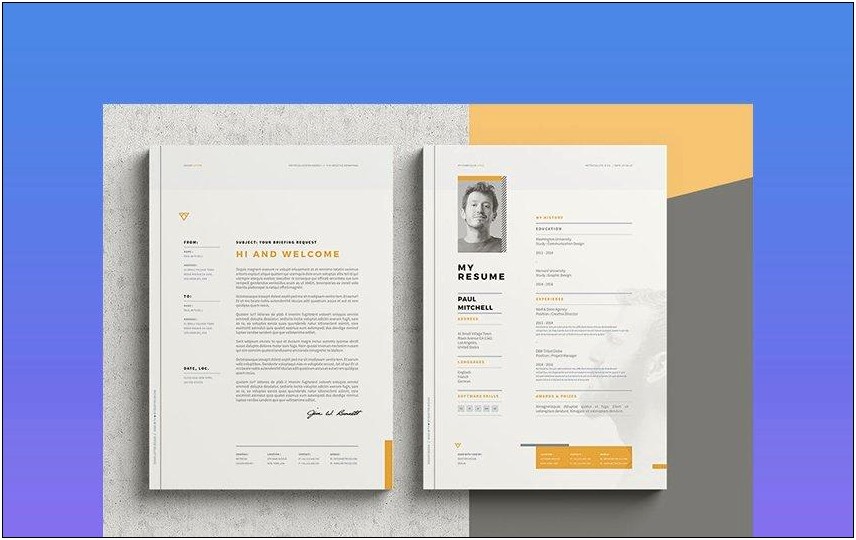 Cv Templates With Picture Free Download Word Document