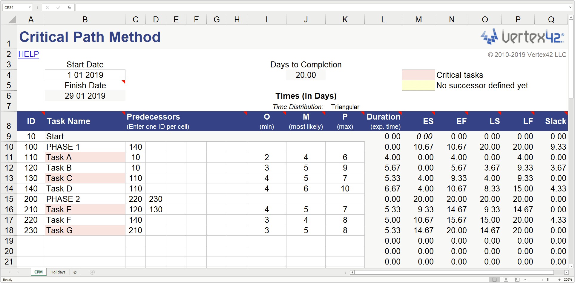 Daily Task Tracker Excel Template Free Download