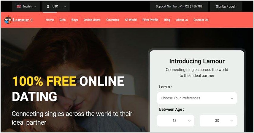 Dating Template Free Html Css Responsive
