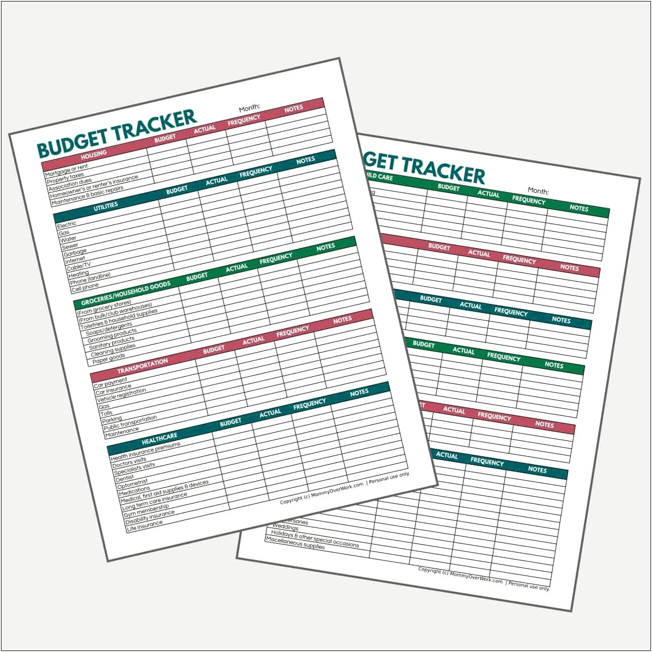 Dave Ramsey Free Budget Planner Template