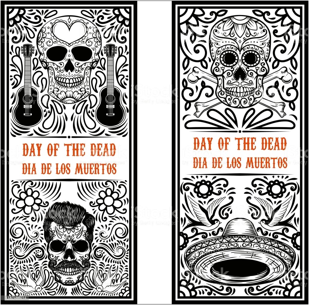 Day Of The Dead Poster Template Free