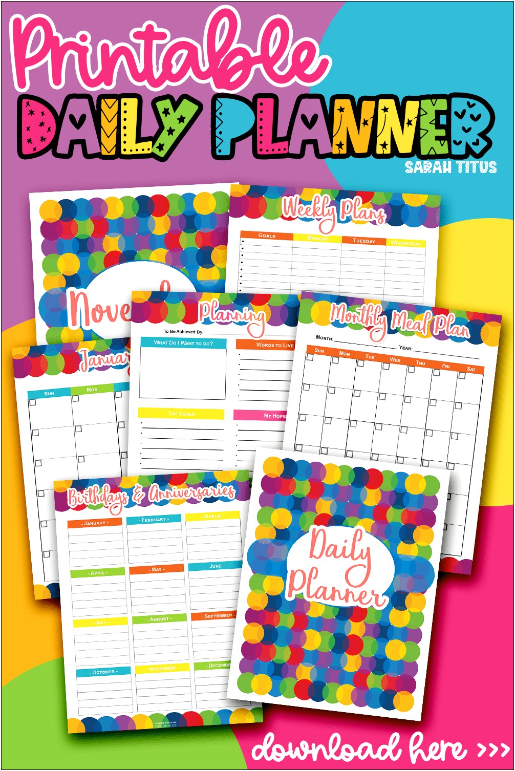 Day Planner 2019 By Hour Template Free