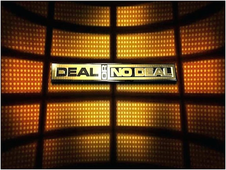 Deal Or No Deal Template Free
