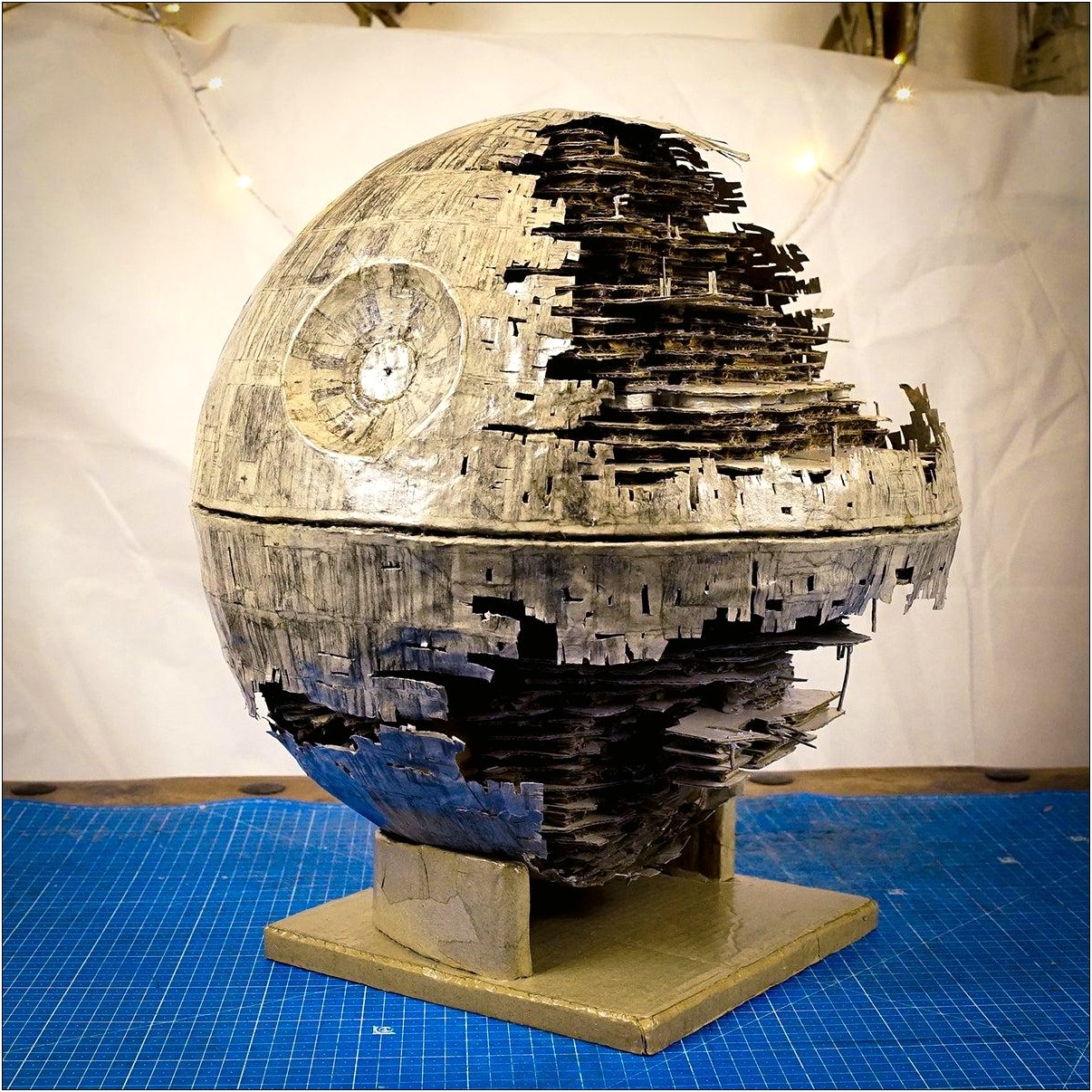 Death Star Paper Model Template Free