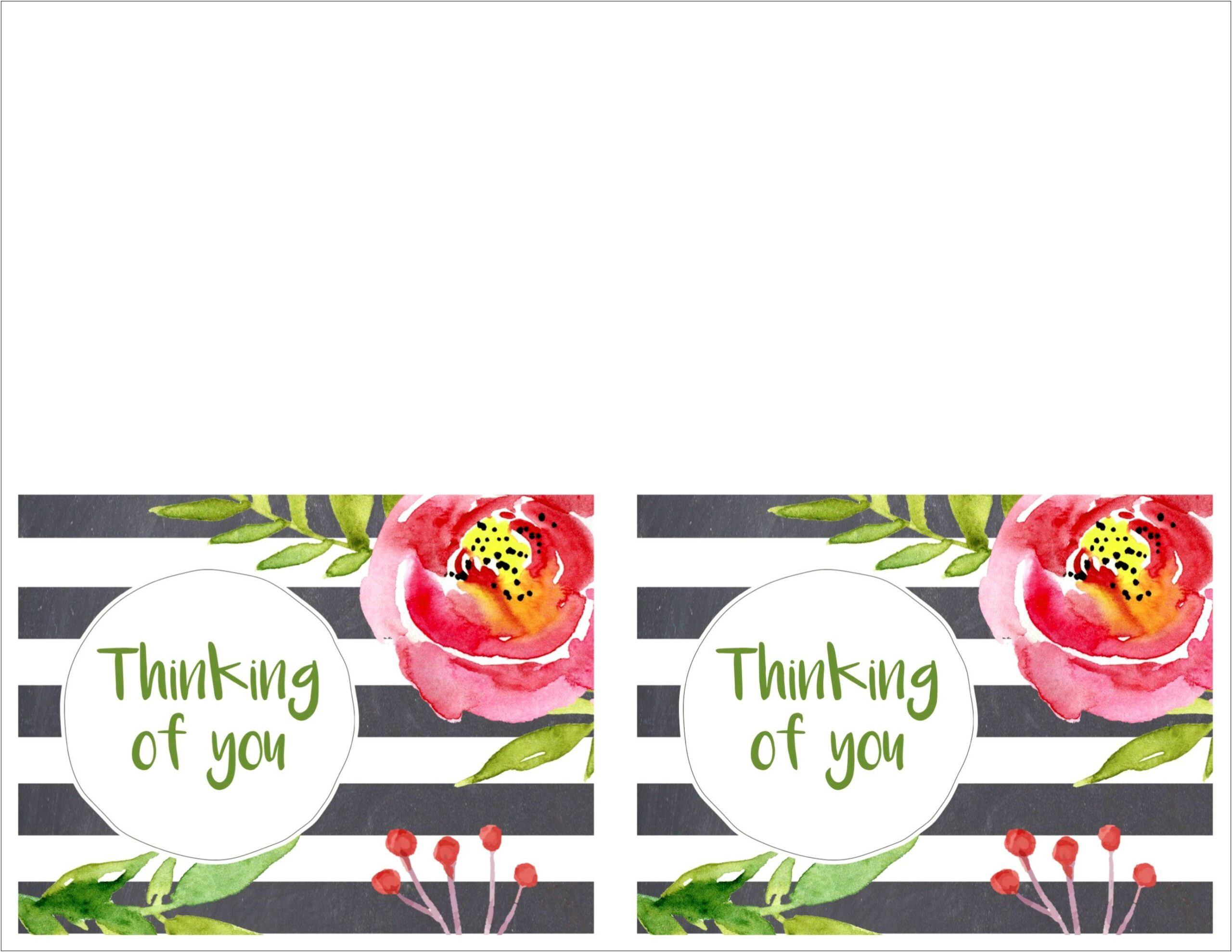 Design Your Own Greeting Card Template Free Printable