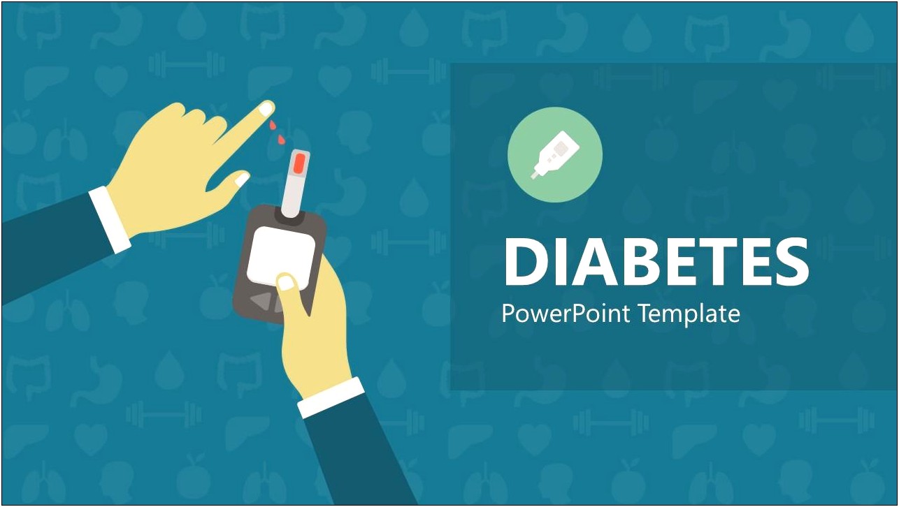 Diabetes Power Point Template Free Download