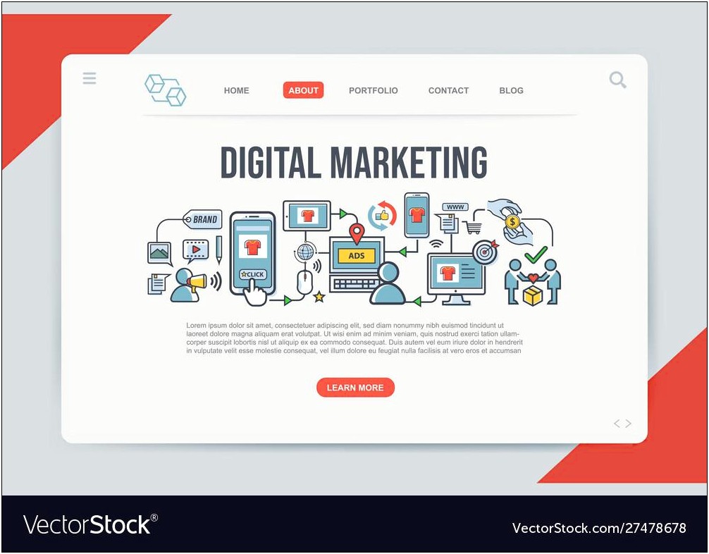 Digital Marketing Landing Page Template Free