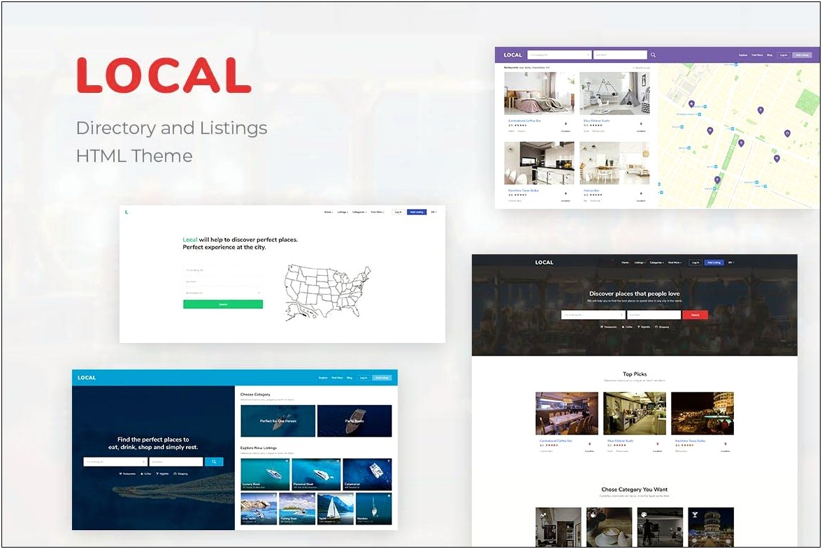 Directory Portal & Listing Html Template Free Download