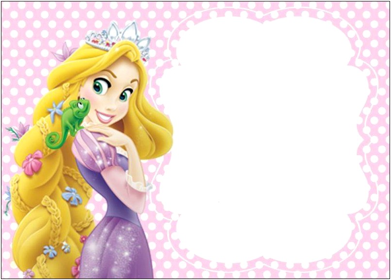 Disney Princess Invitation Template Free Printa