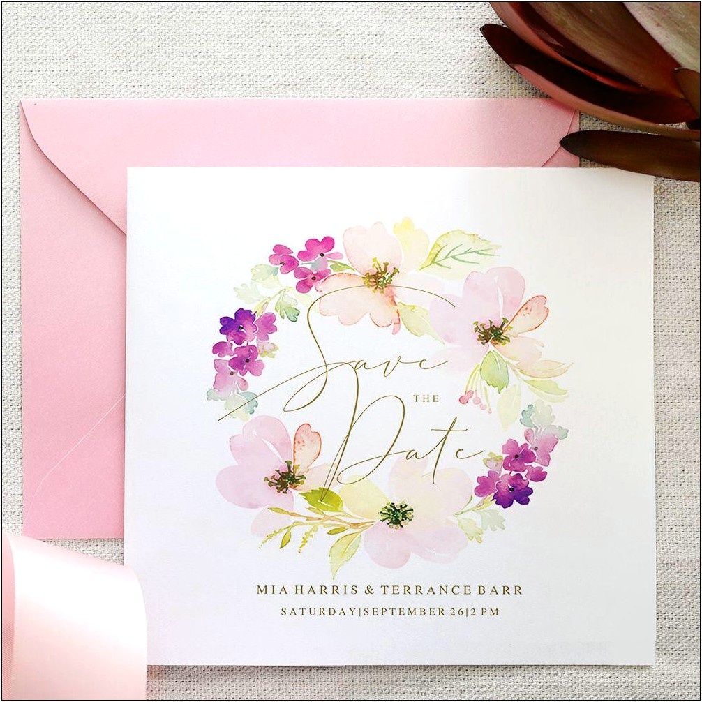 Diy Save The Date Cards Templates Free