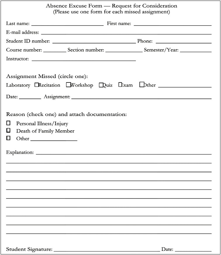 Doctor Office Fill Out Information Template Free