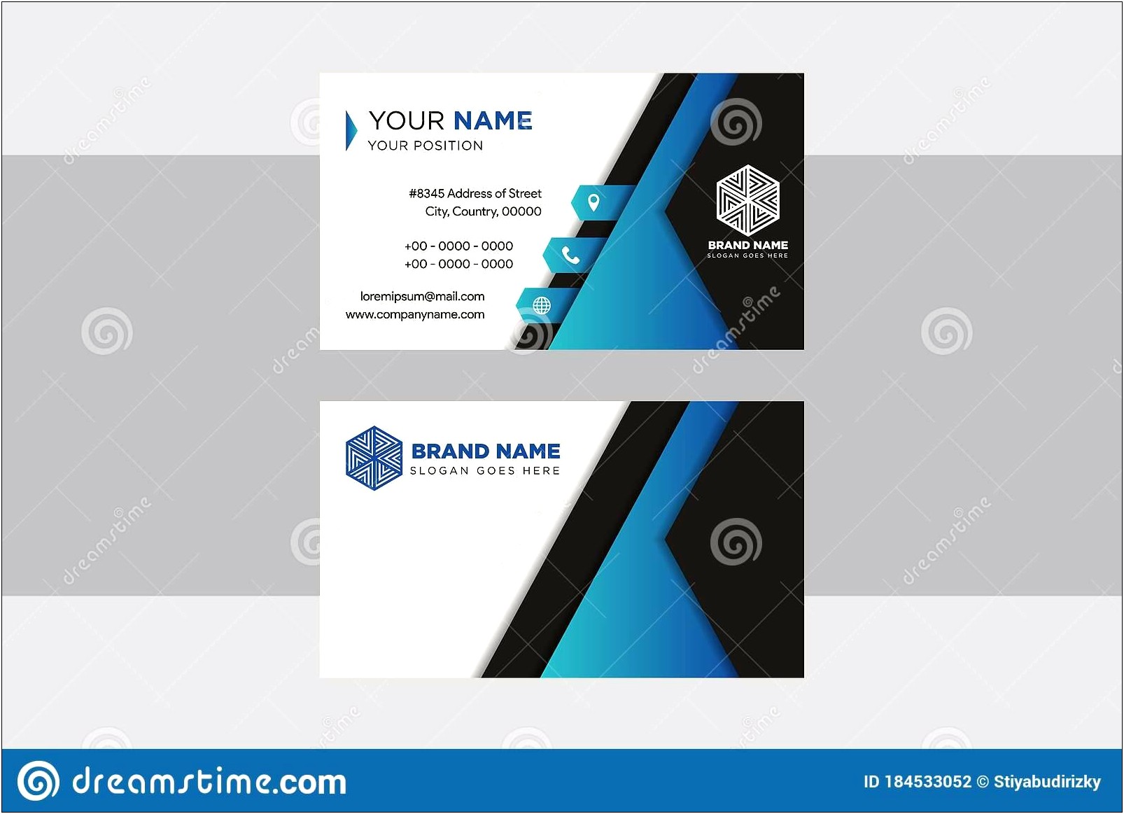 Double Sided Id Card Template Free Download