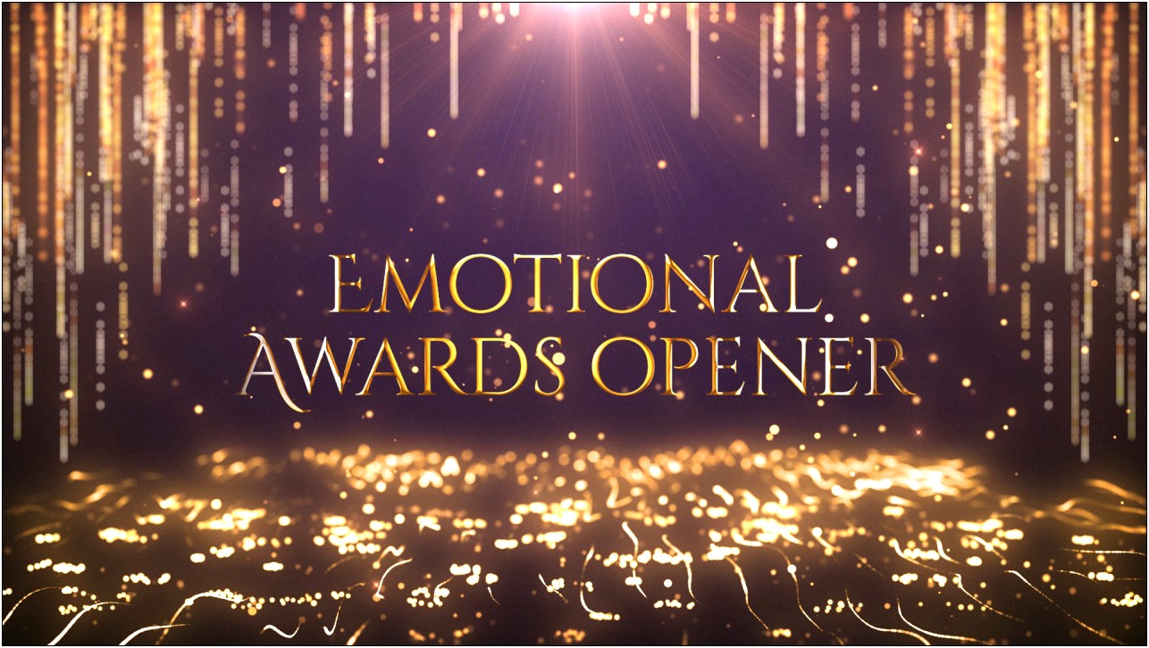 Download Awards Show After Effects Template Free