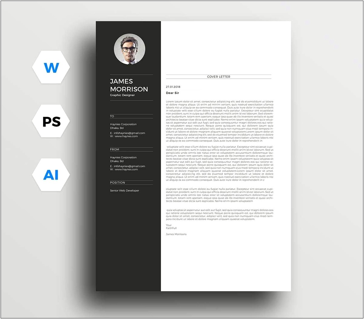 Download Cover Letter Template Free For Word