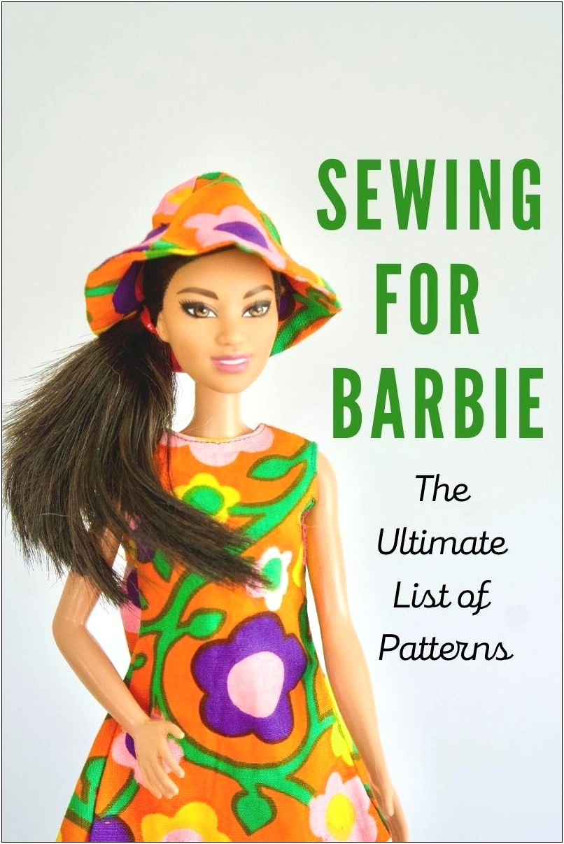 Download Free Barbie Doll Clothes Pattern Template