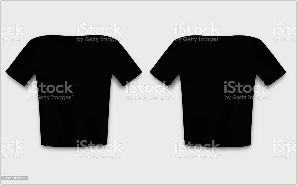 Download Free Black T Shirt Template