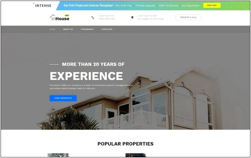 Download Free Css Templates Real Estate