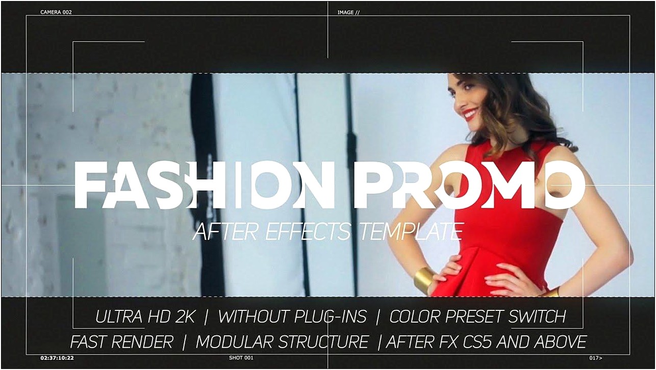 Download Free Fashion Promo Event Template After Effects
