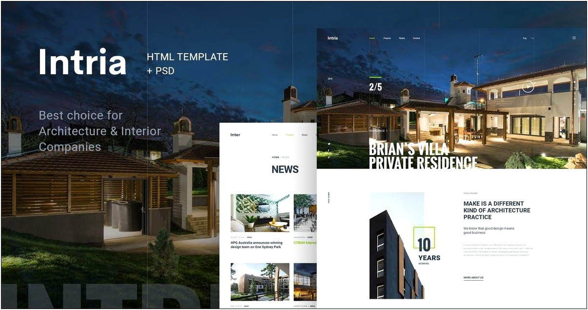 Download Free Html Template From Envato Market
