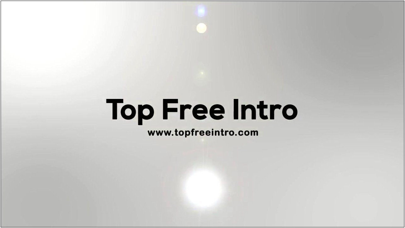 Download Free Intro Template After Effect