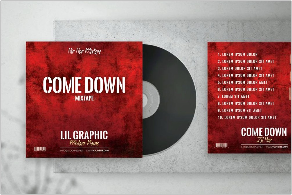 Download Free Mixtape Cover Templates For Photoshop