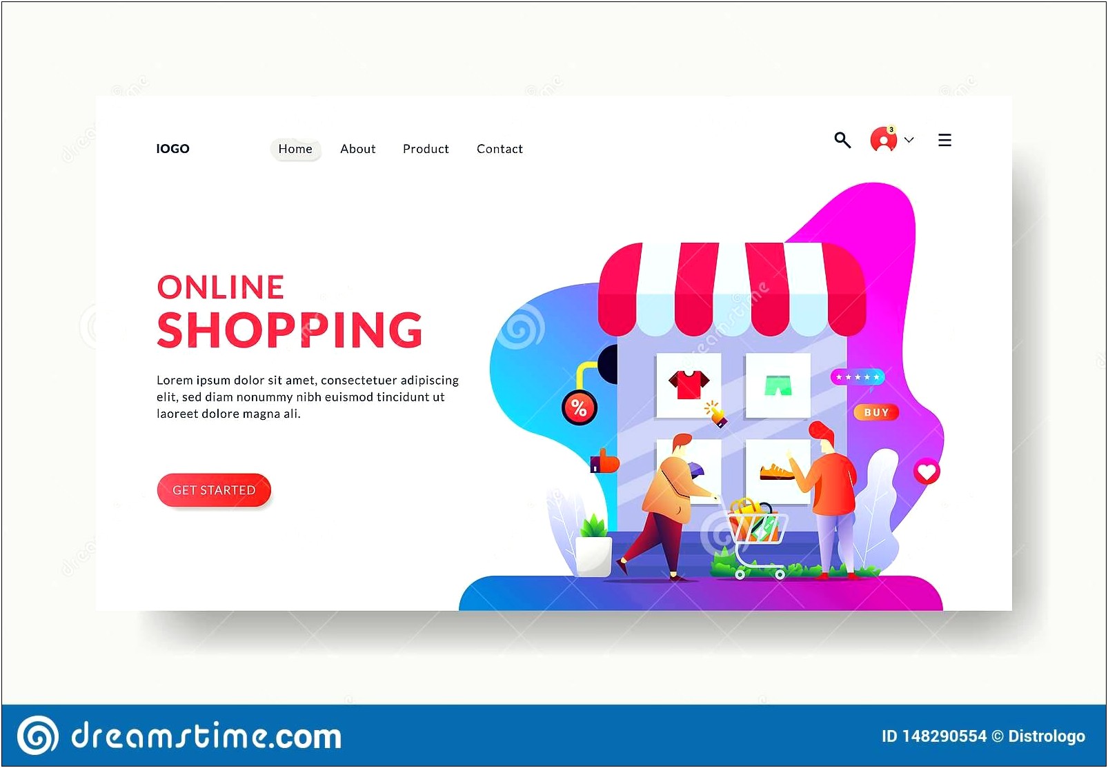 Download Free Online Shopping Web Template