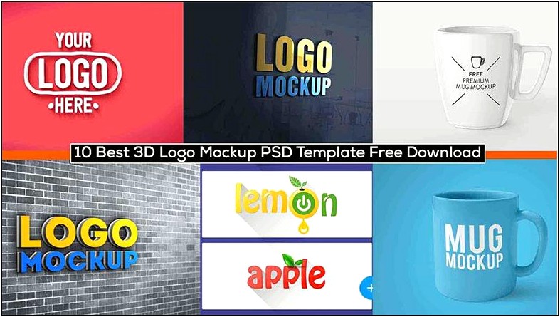 Download Free Photoshop 3d Object With Template