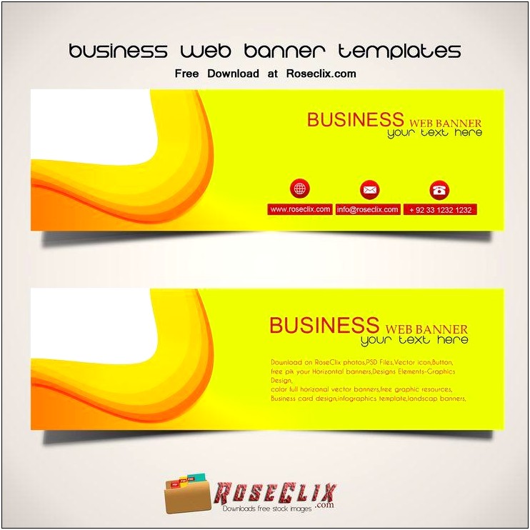 Download Free Psd Web Banner Templates