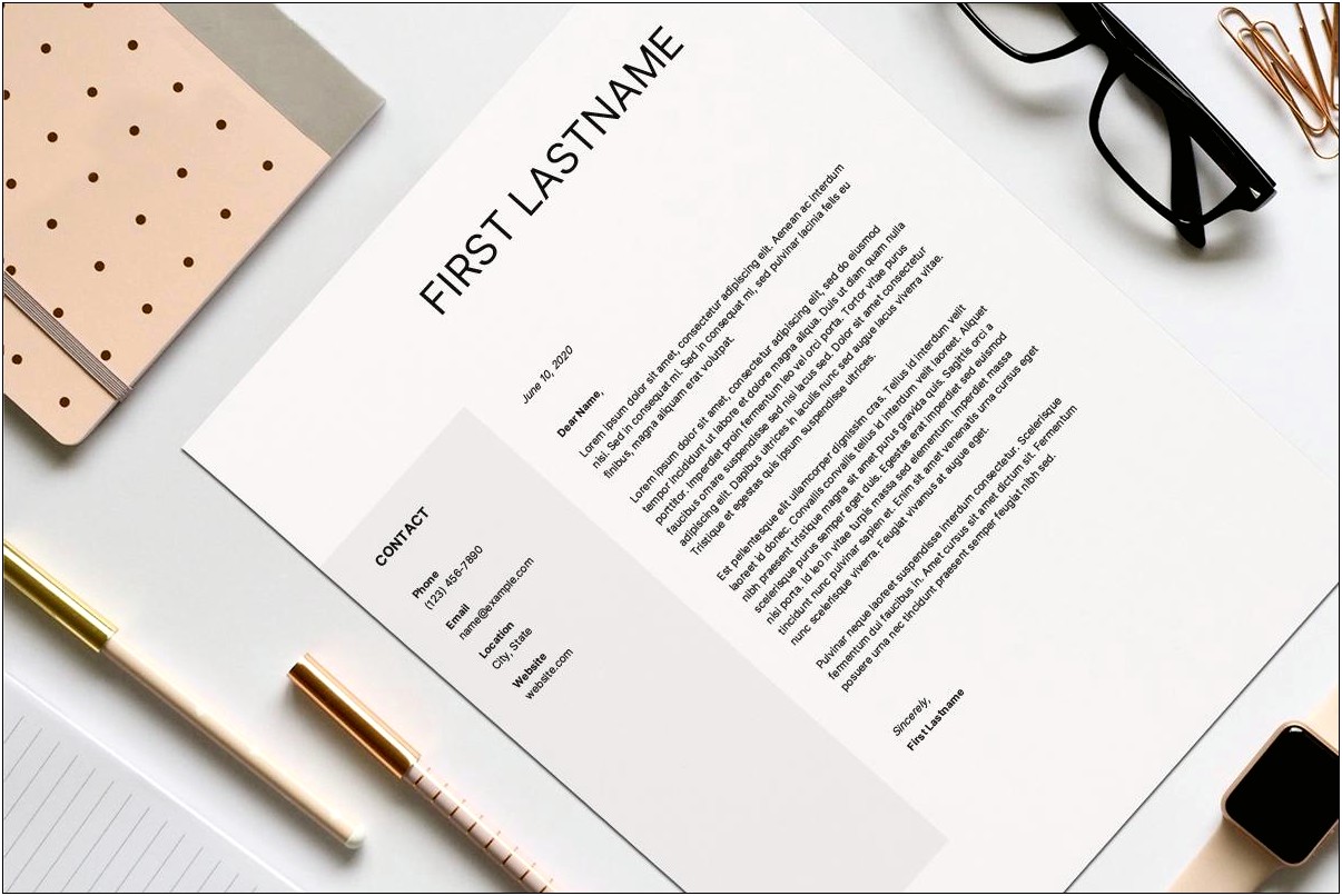 Download Free T Format Cover Letter Template