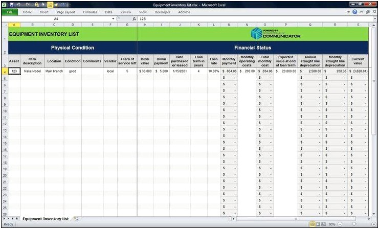 Download Free Templates For Inventory Management System