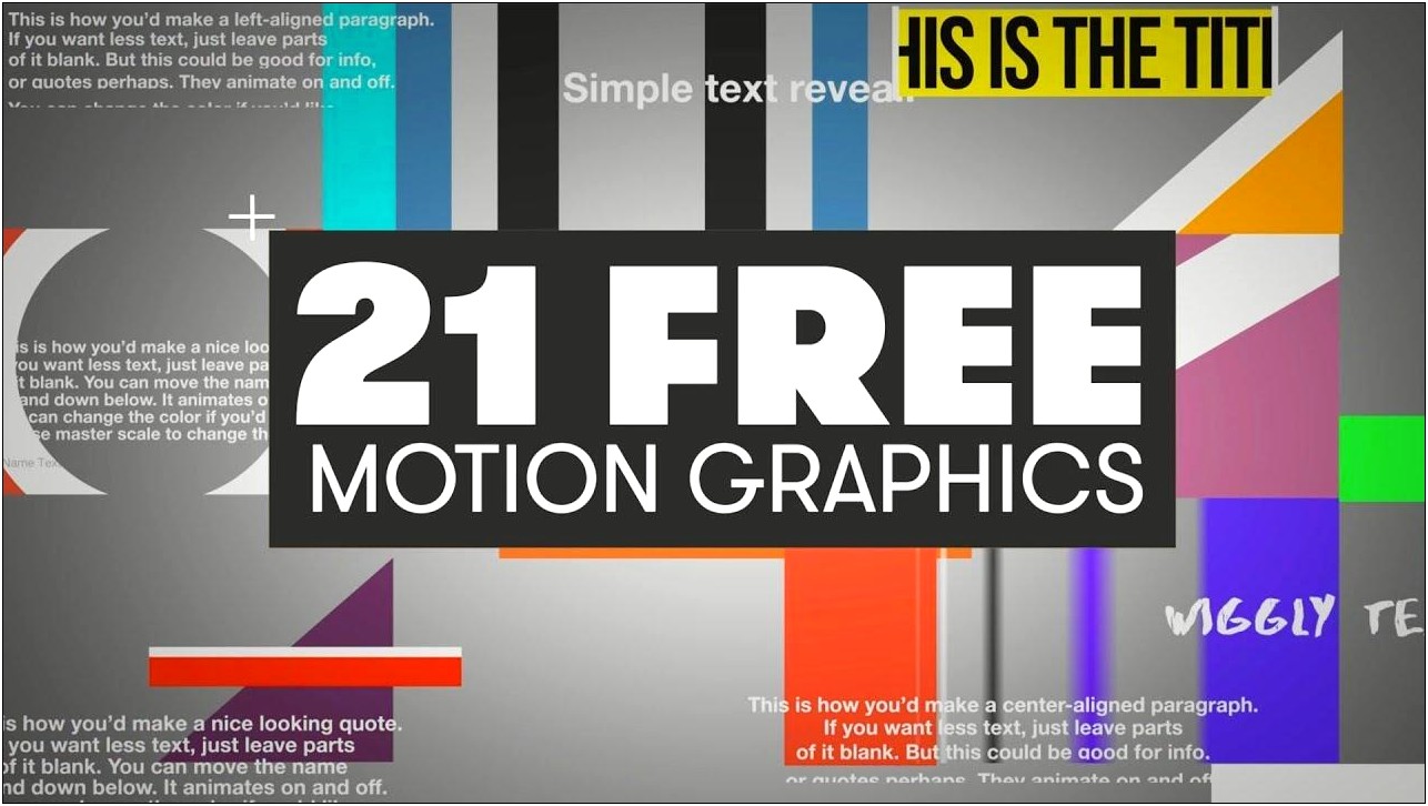 Download Template Adobe After Effect Free