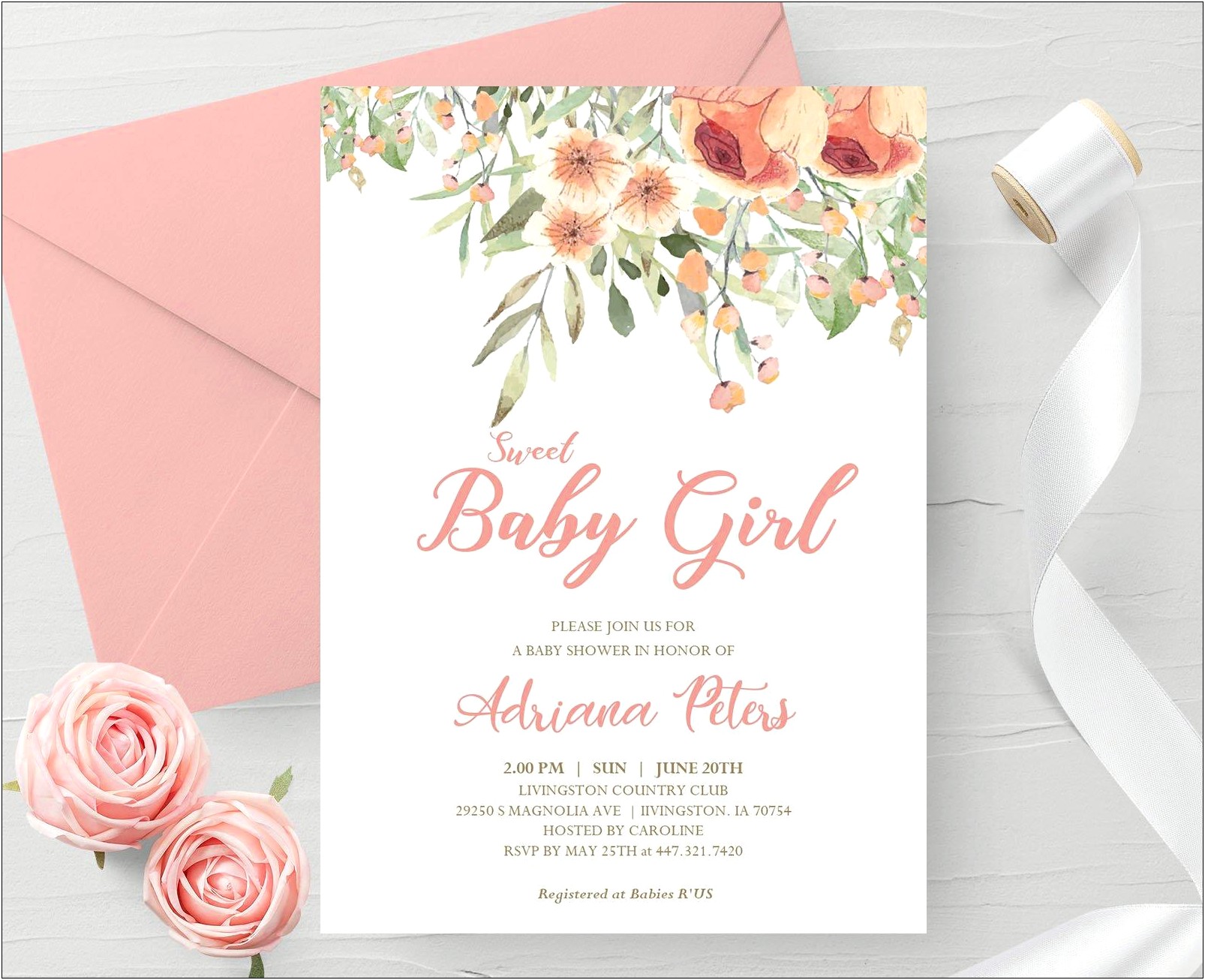Downloadable Free Baby Shower Invitation Templates