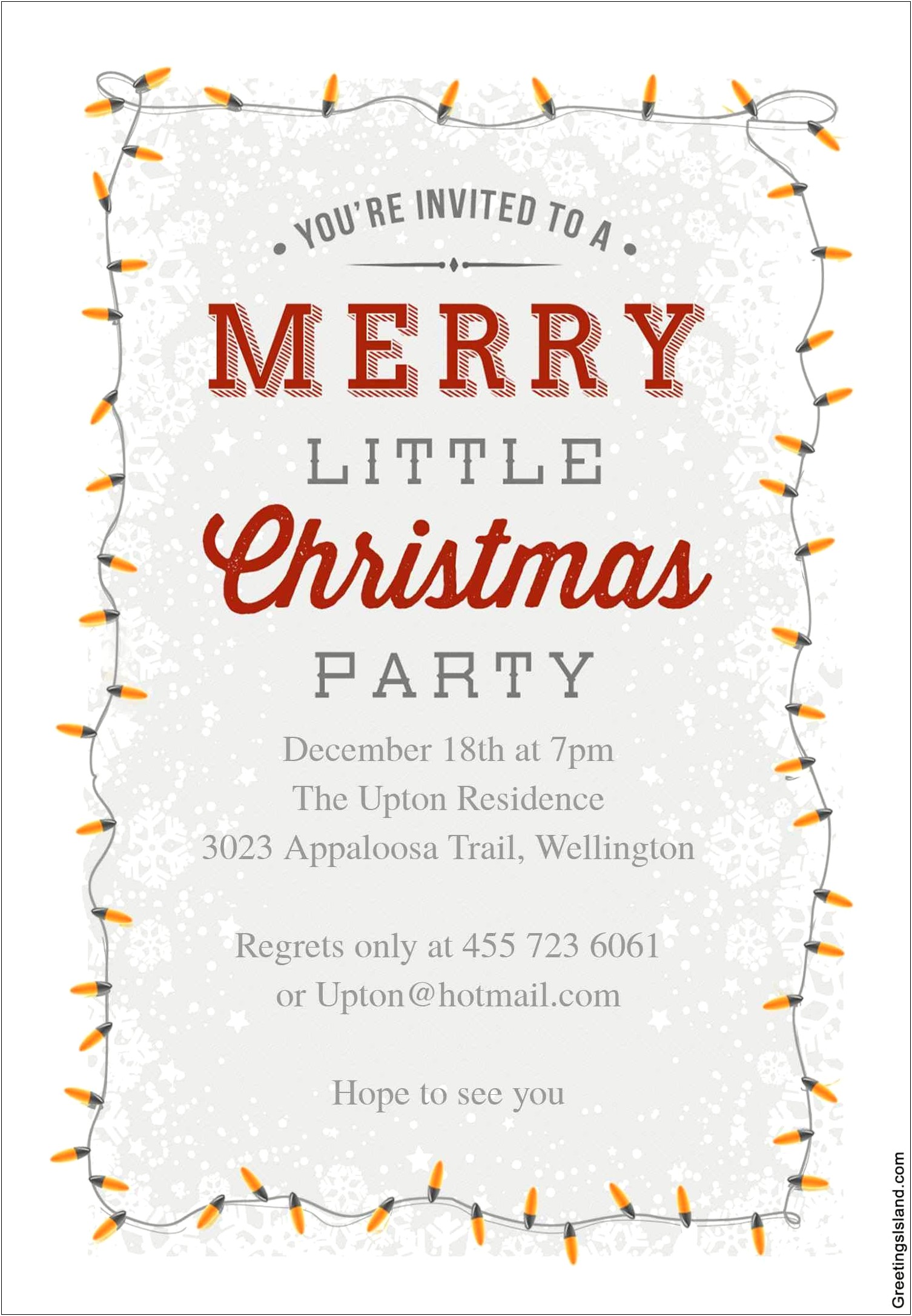 Downloadable Free Holiday Party Invitation Templates Word