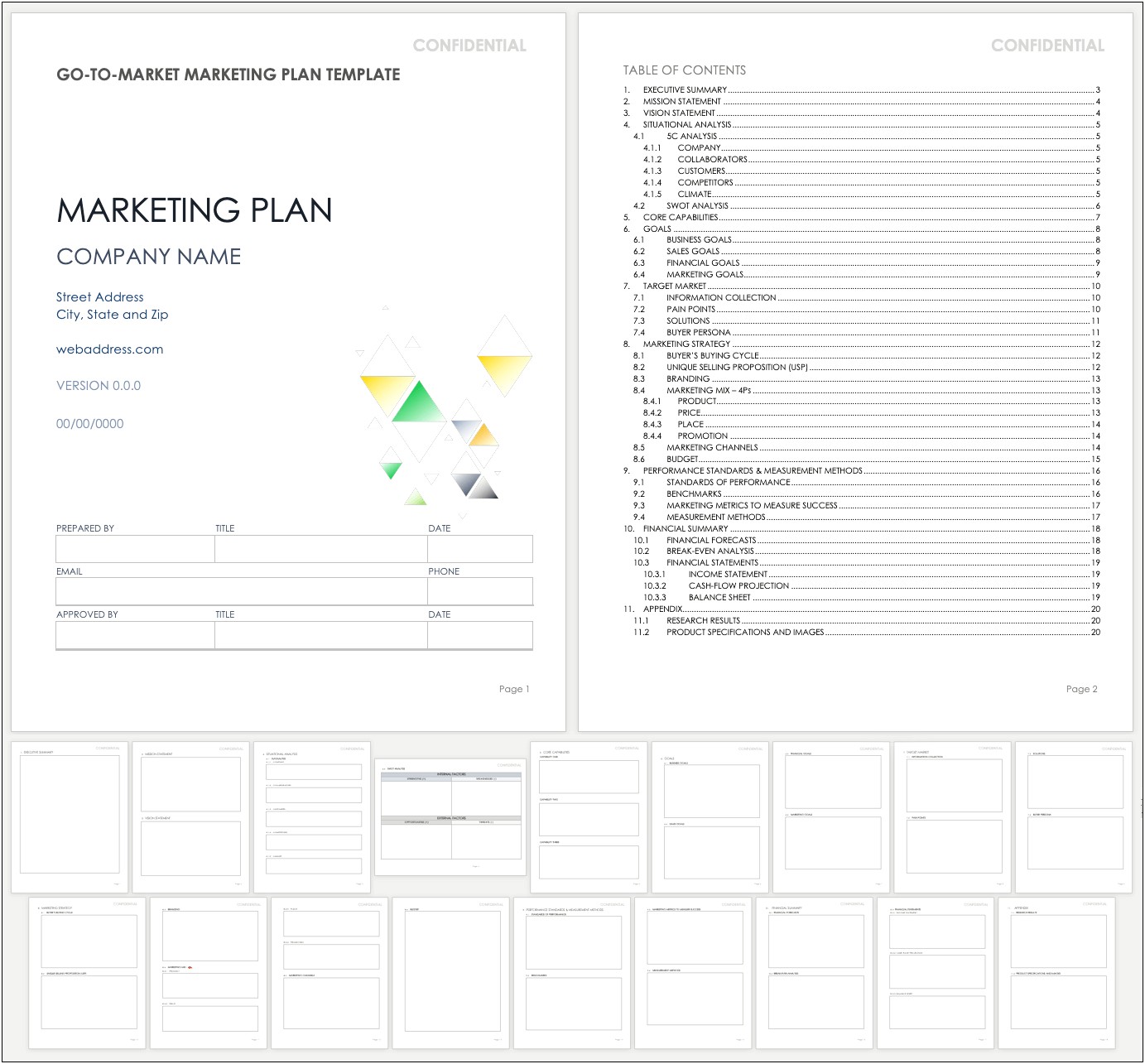 Downloadable Free Marketing Project Request Form Template