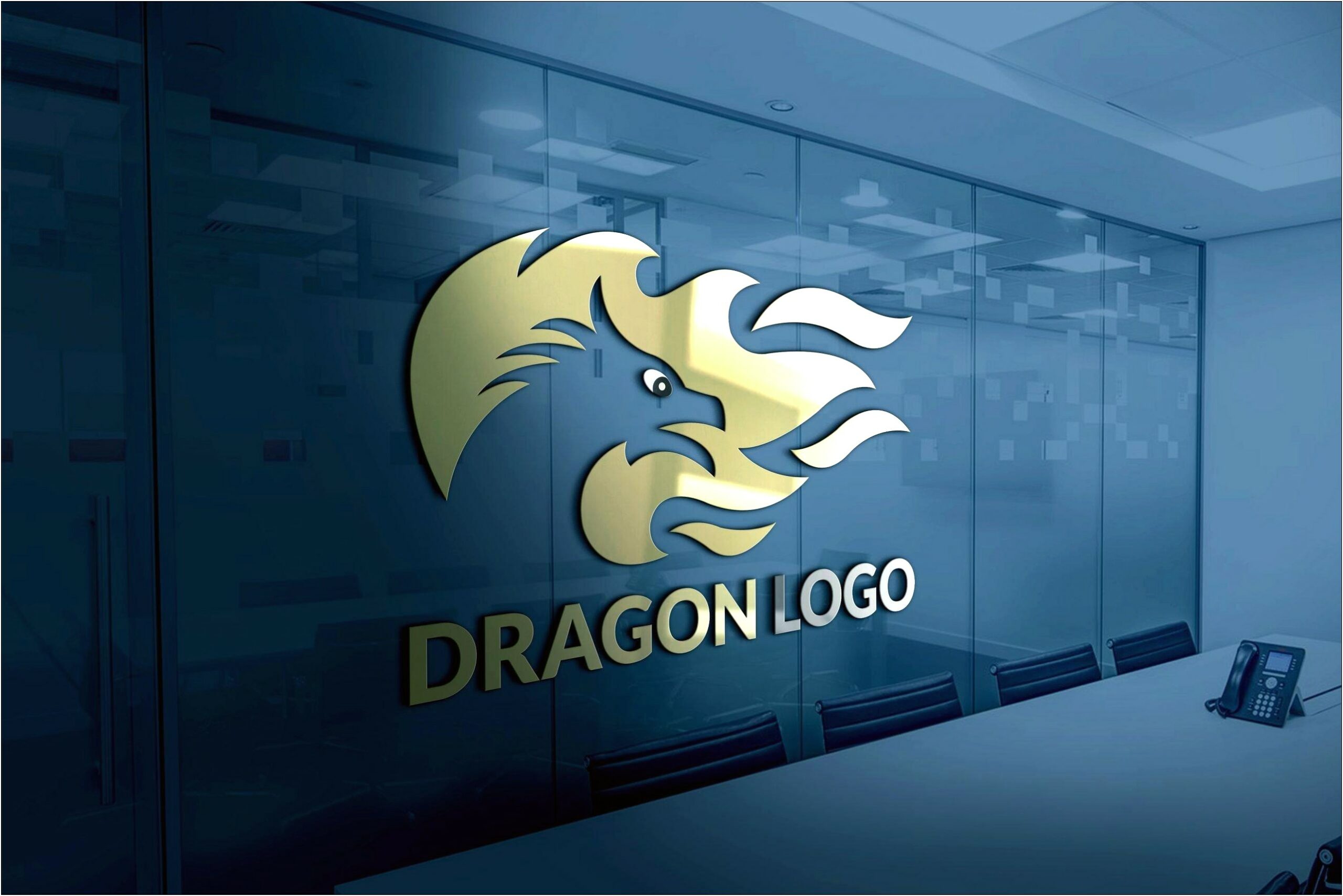 Dragon Template Logo Photoshop Free Download
