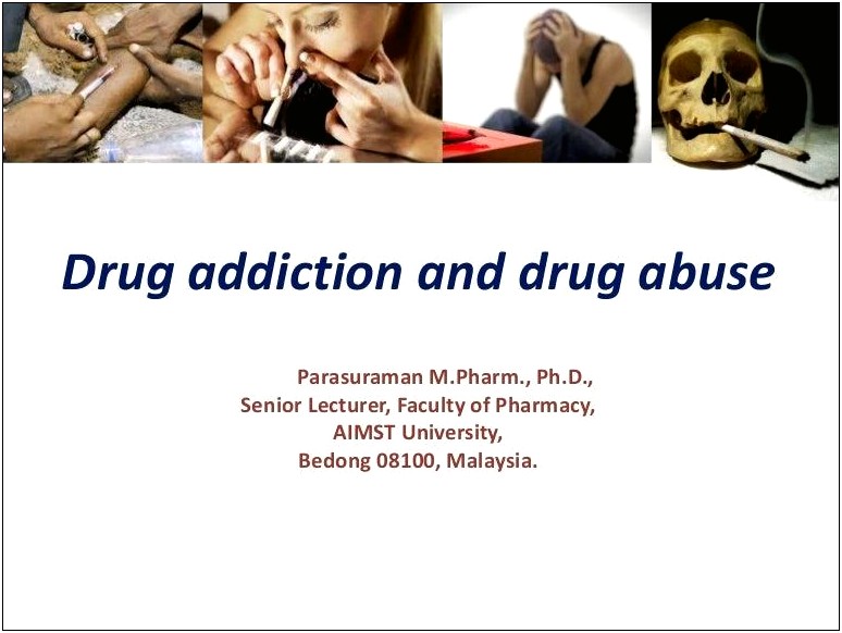 Drug Abuse Powerpoint Template Free Download