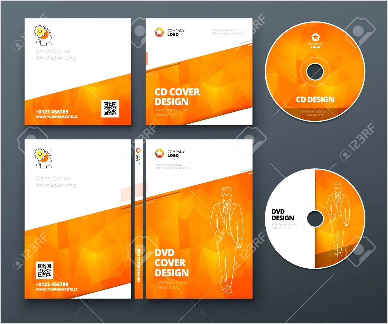 Dvd Cover Template Vector Free Download