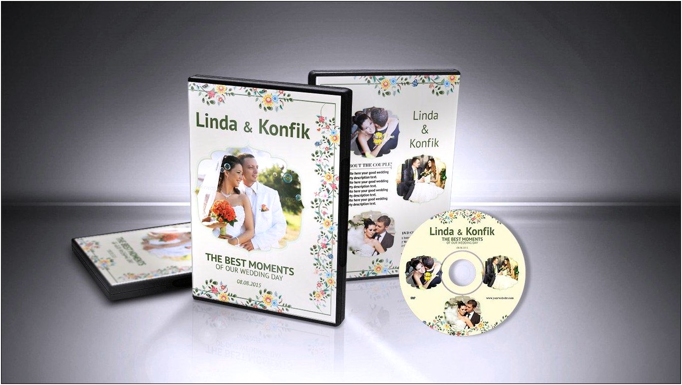 Dvd Cover Wedding Template Photoshop Free Download