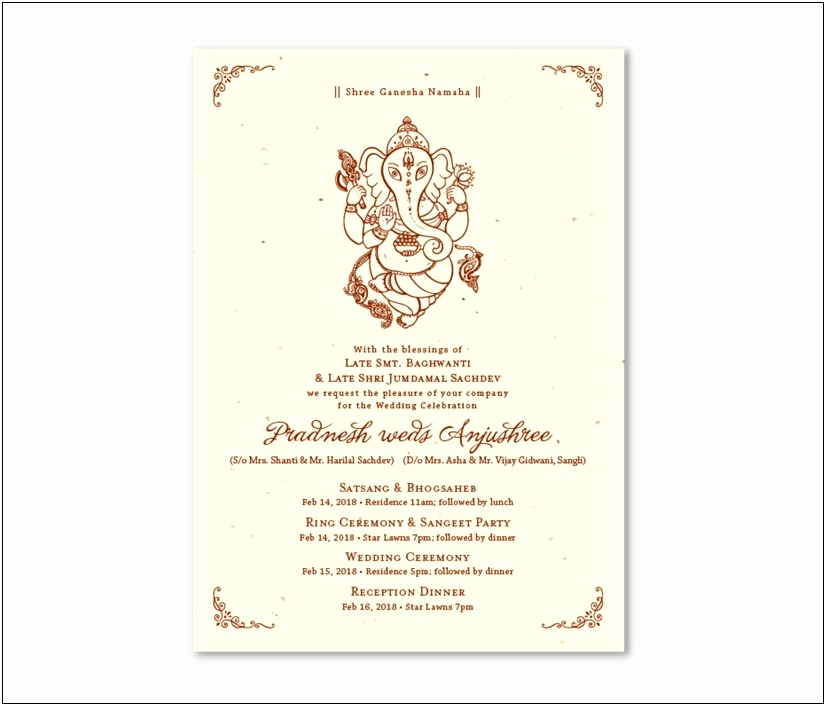 E Wedding Invitations Indian Style Free