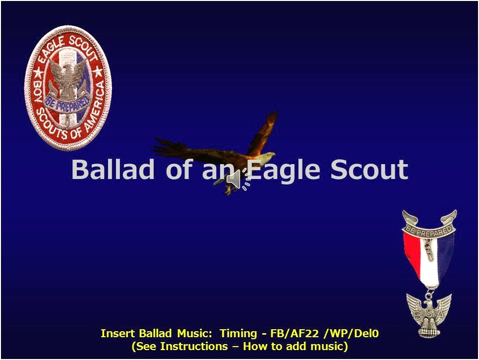 Eagle Scout Court Of Honor Program Template Free