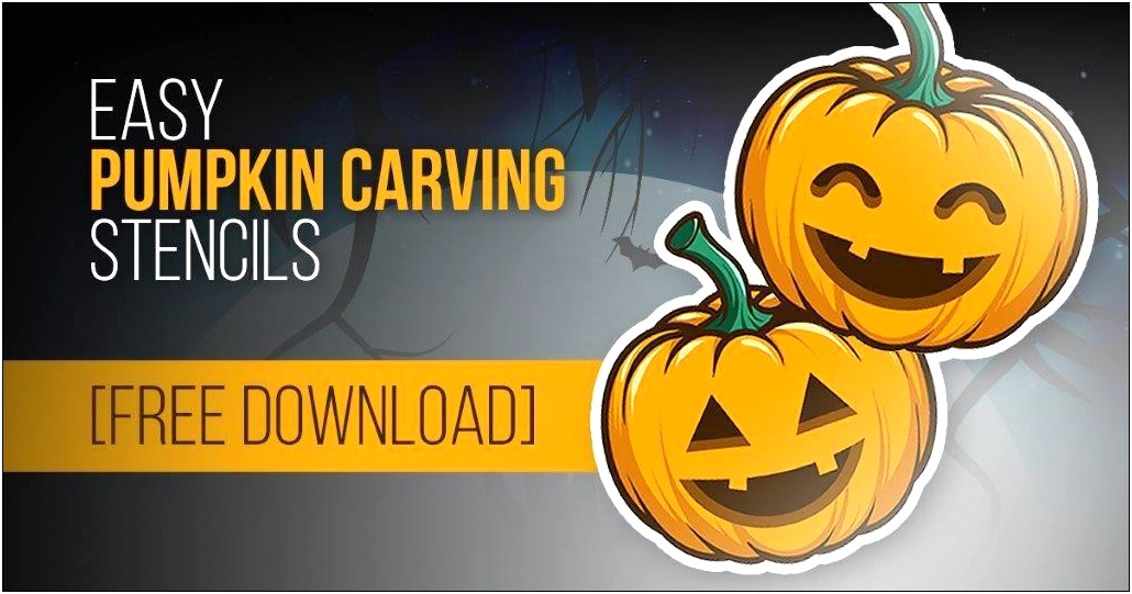 Easy Printable Pumpkin Carving Templates Free