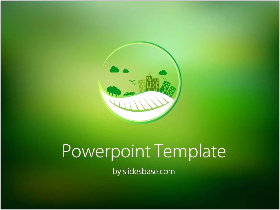 Eco Friendly Powerpoint Template Free Download