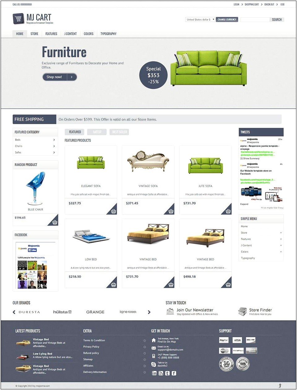 Ecommerce Template For Joomla Free Download