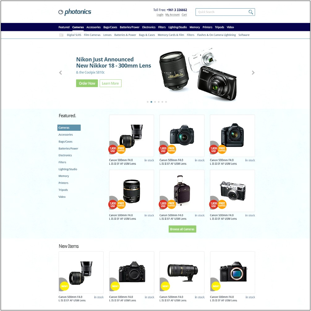 Ecommerce Web Templates Psd Free Download