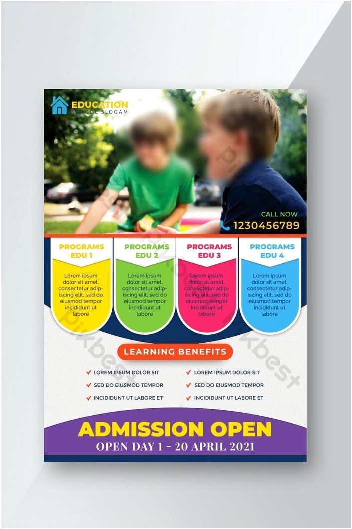 Education Brochure Psd Templates Free Download