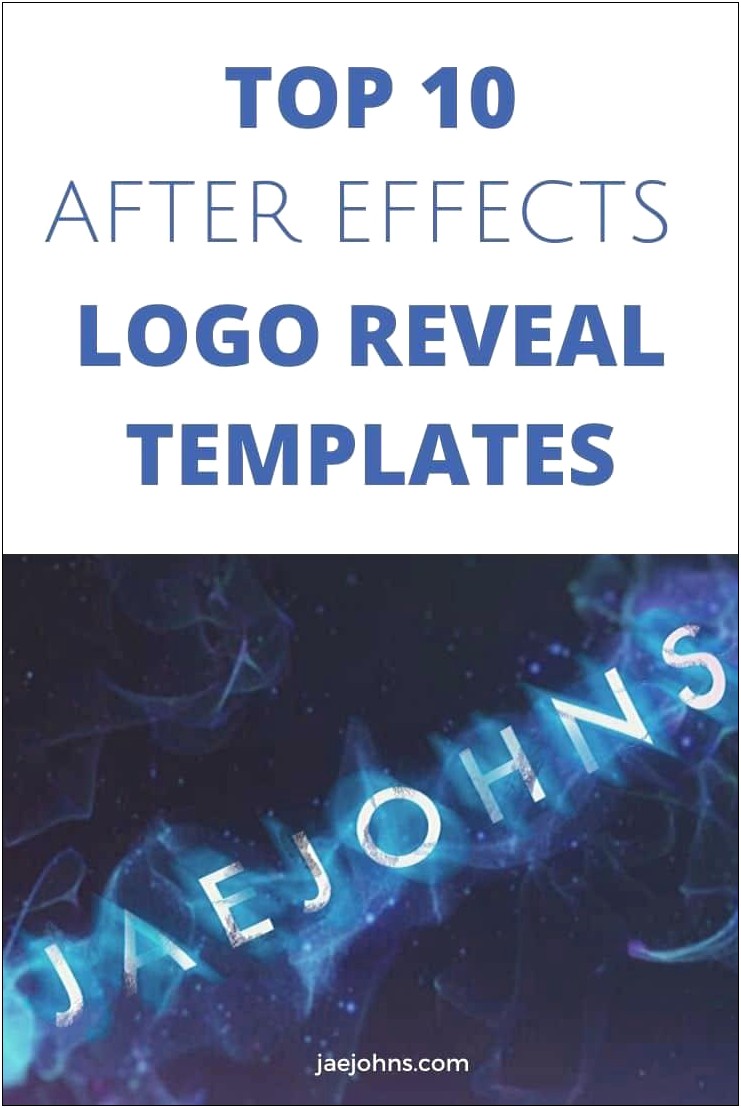Elegant Reveal Free After Effects Logo Template