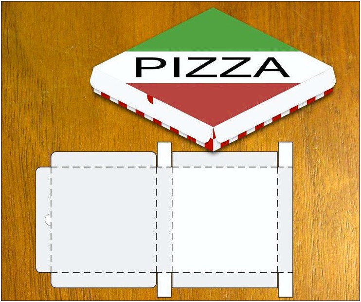 Elf Sized Pizza Box Template Free