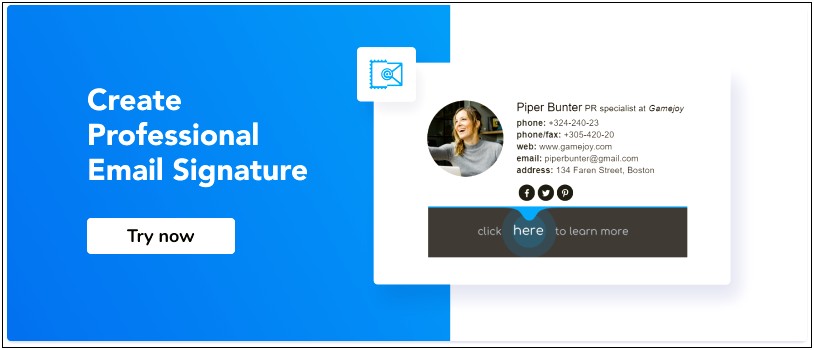 Email Signature Templates Html Free Download