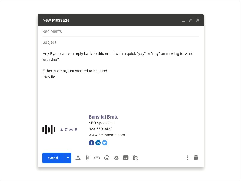 Email Templates For Gmail Free Download